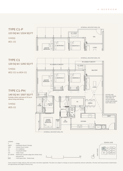 Floor plan, Ardor Residence 1,292 sq ft