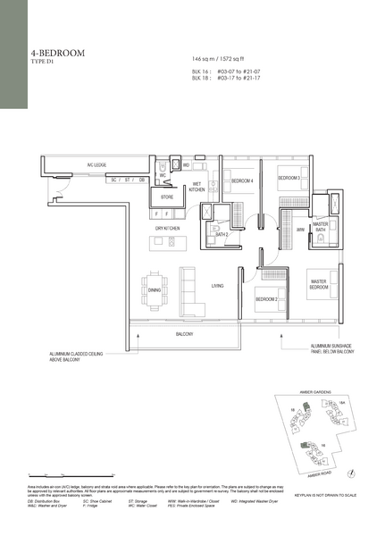 Floor plan, Amber Park 1,572 sq ft